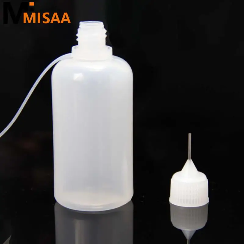 Needle Tip Glue Applicator Bottle 5/10/20/50ML Paper Quilling Scrapbooking Paper Craft Reuse Squeeze Bottle glue applicator bottle