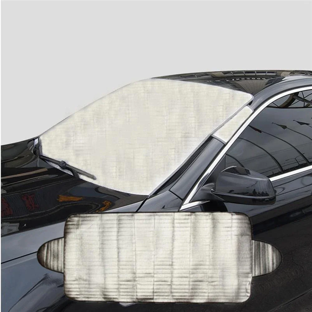 Quality Windscreen Frost Cover Protector Windshield 70x150cm Collapsible Ice Shield Insulation Snow Protection