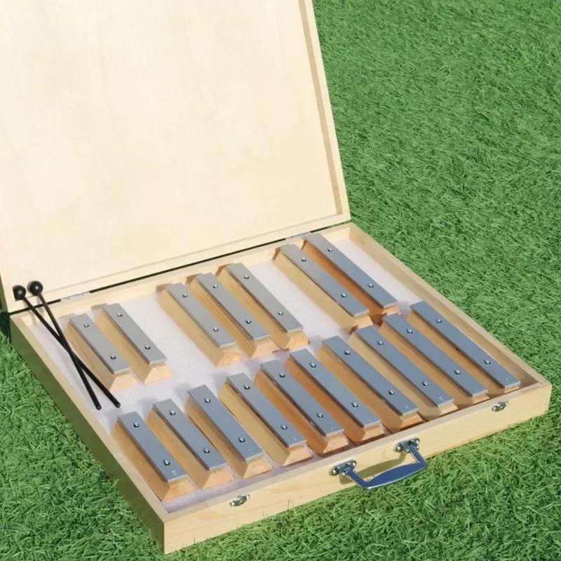 17 Tone Bar Orff Children Early Education Instrument Sound Brick Aluminum Plate Harp Sound Block Musical Percussion Instruments