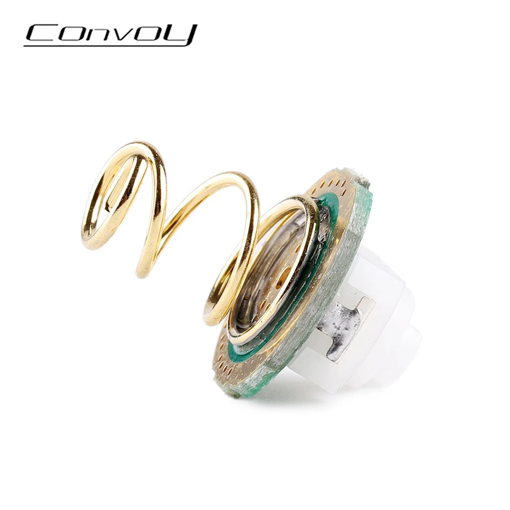 Convoy 1288 Switch With 16mm PCB and Copper Spring Soldered for S2+/S3/M1/M2/C8 Flashlight pcb board