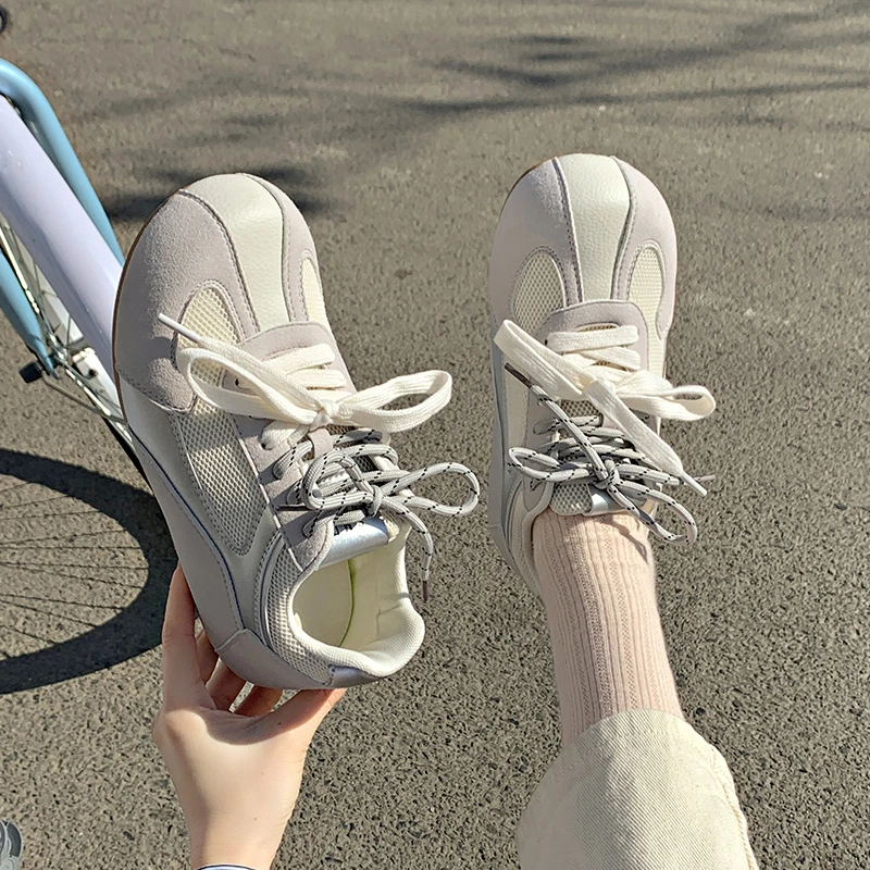 Women's Low Top Platform Skate Shoes Causal Dress Breathable Lightweight Non-Slip Sneakers Comfort Fit Walking Shoes for Lady 6