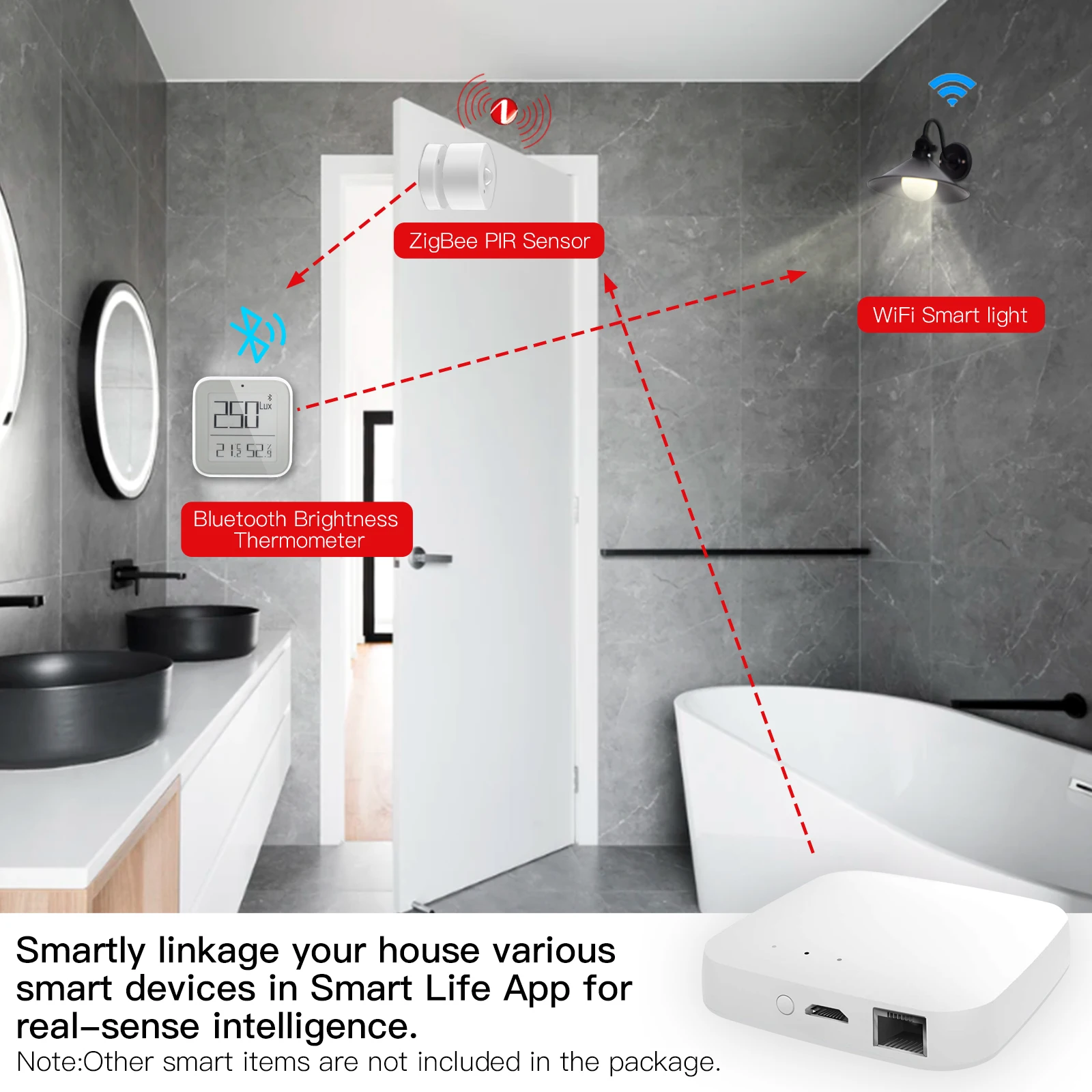 Tuya Smart Wired Multi-Mode Gateway, ZigBee Bluetooth