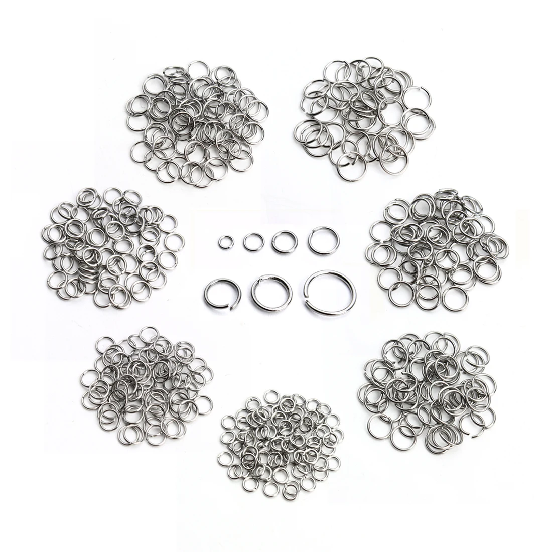 LOTTO 10 Anellini Aperti Acciaio Inox (16x1,15mm) (cod. Inox New) ... | Su MissHobby - Foto 5