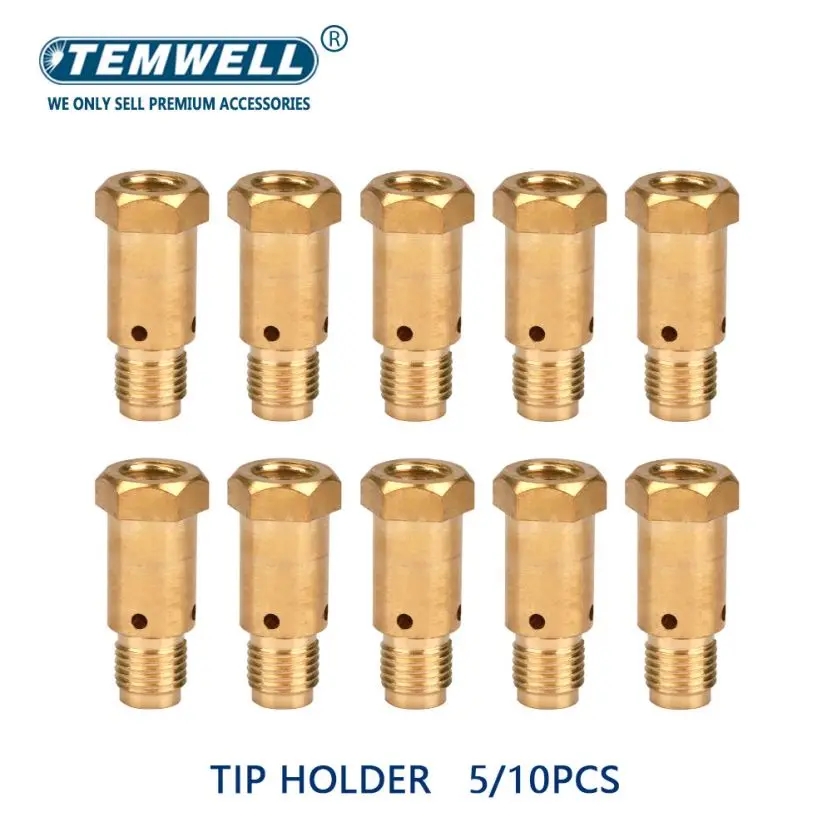 

5Pcs Kemppi 42W type MIG Welding contact Nozzle tip Holder 30mm For 42W Welding torch Tips welding gun