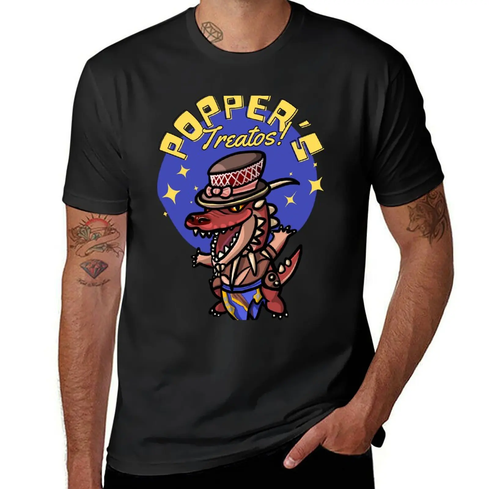 Popper's Treatos! (Popper Sells Good Stuff) T-Shirt Short sleeve tee kawaii clothes mens t shirt