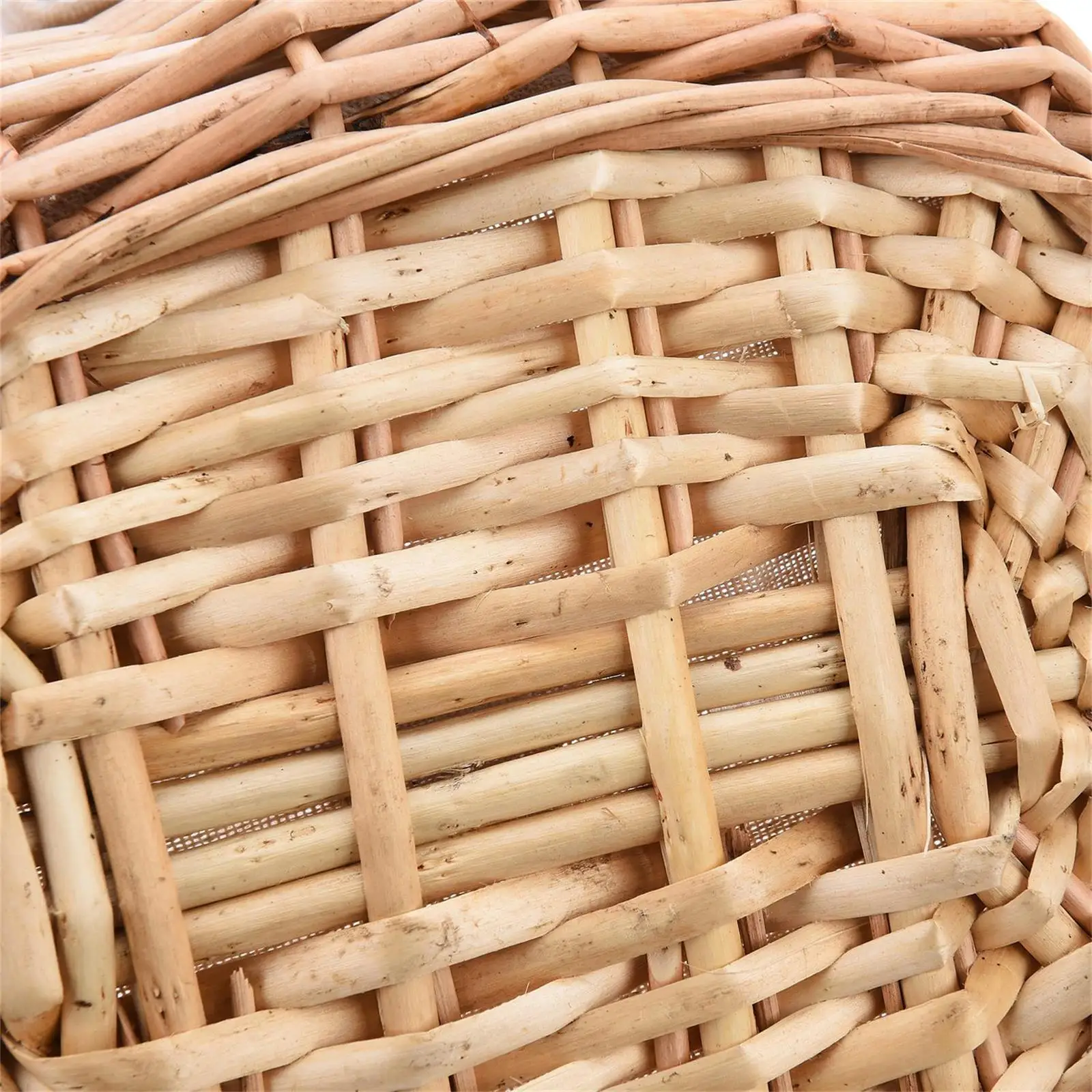 Picnic Basket Storage Box Easter Manual Exquisite Art Gift Decoration Wicker Large Capacity With Handle Liner Baskets 5