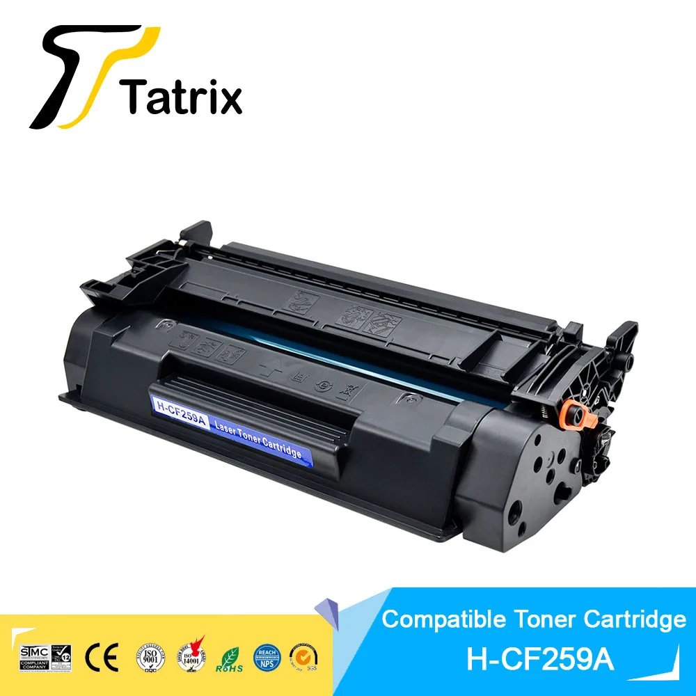 

Tatrix CF 259A CF259A 59A WITH CHIP Compatible Laser Black Toner Cartridge for HP LaserJet Pro M404dn M404dw etc. CF259A