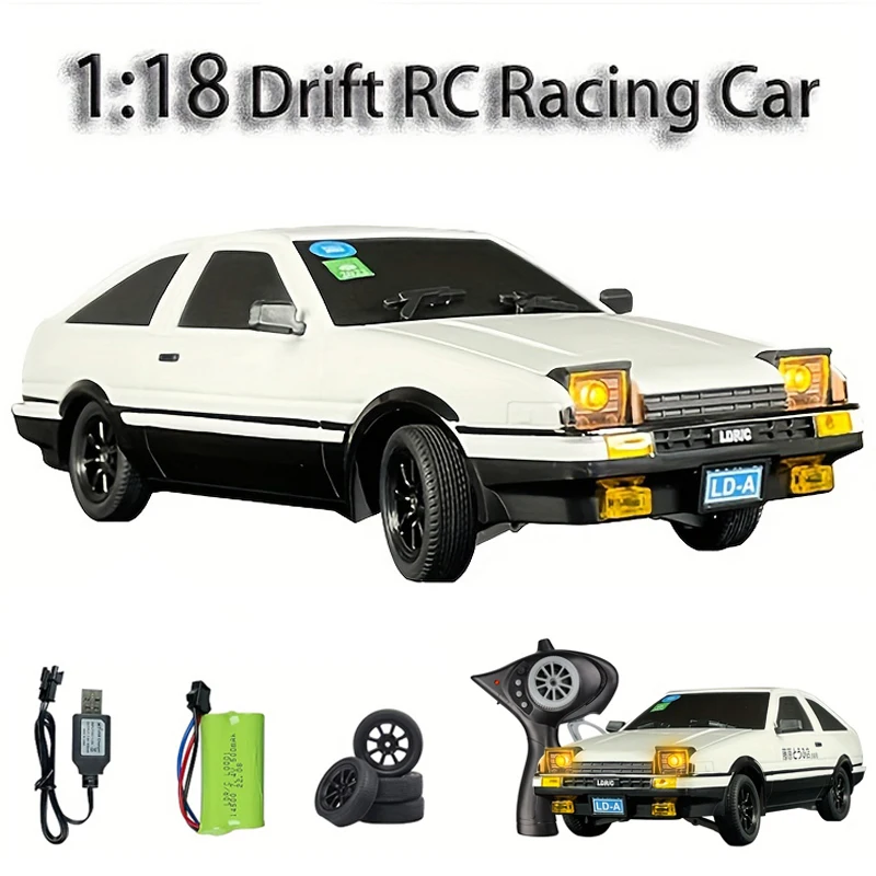 2.4G High Speed Remote Control  Car 7.4V 500MAH RC Drift Car Toy Mazda FC Vehicle Car With Turn Signals Racing Car Toy 6