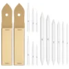 12Pcs Blending Stumps Tortillions Set Sandpaper Pencil Pointer Drawing Tools Sketch Charcoal Pencils Art Supplies 1