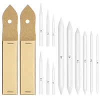 12Pcs Blending Stumps Tortillions Set Sandpaper Pencil Pointer Drawing Tools Sketch Charcoal Pencils Art Supplies 1