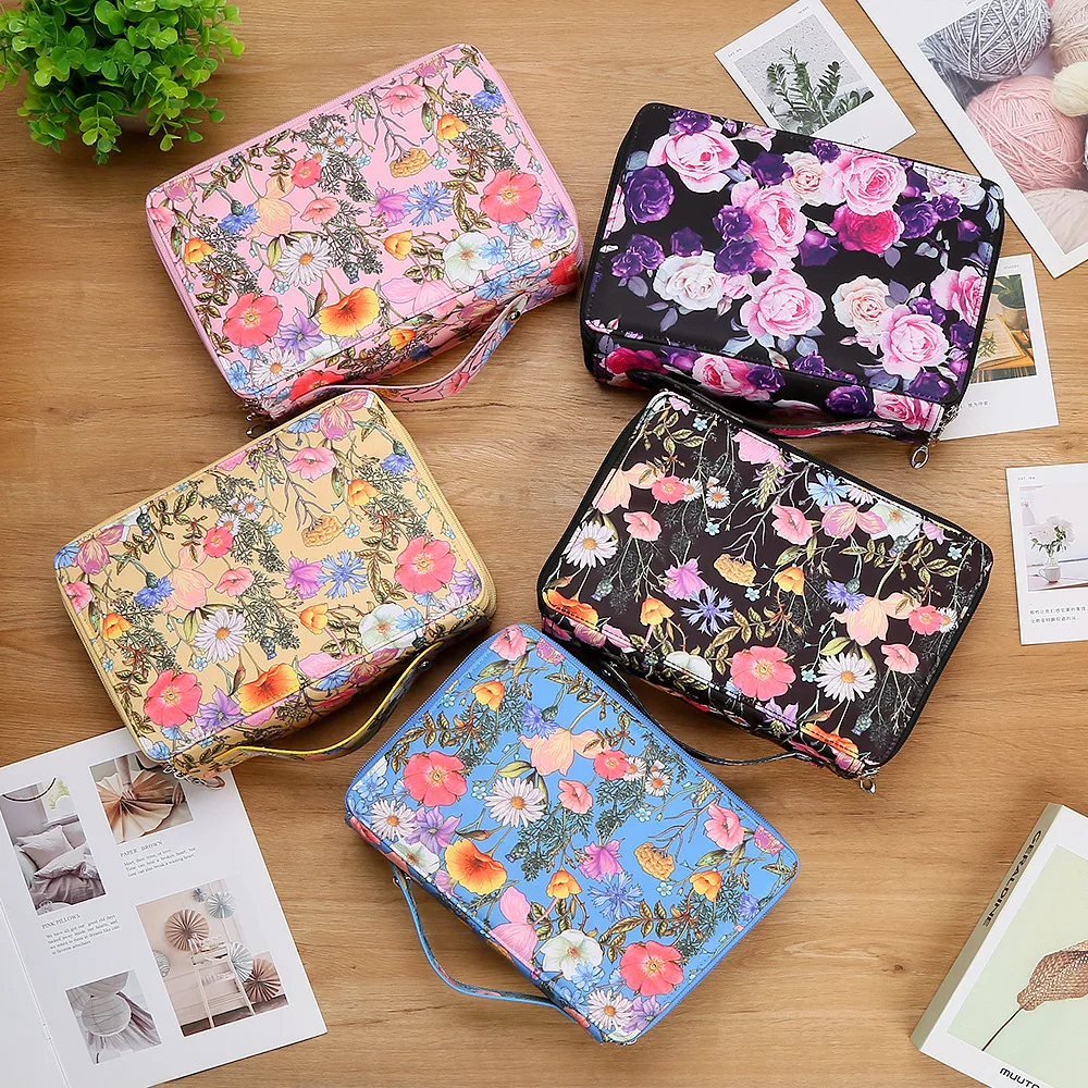 200/252/288/384/480 Slots Pencil Case Bag pencil cases For School Girls Pencilcase Large Capacity Stationery Pen Box Organizer Big Cartridge