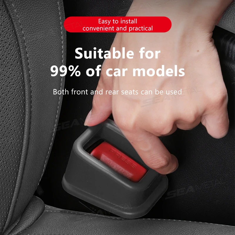 BLALION 2PCS Car Seat Belt Slot Fixer Safety Belts Lock thumbnail 5