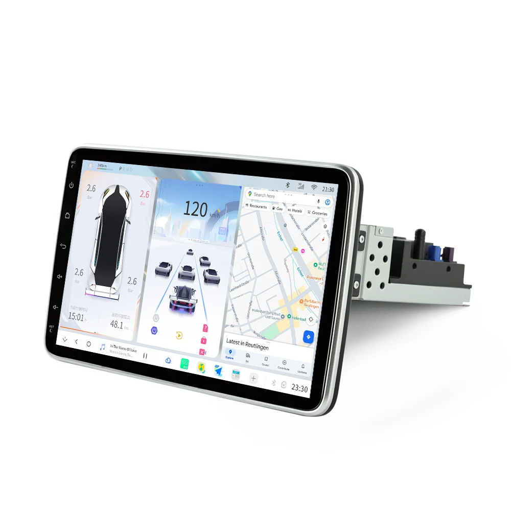 DUDUAUTO DUDU3 DUDU7 UIS78701Din 10 Zoll Intelligentes System Autoradio Multimedia-Player 8-Kern 8+128GB Kabelloses CarPlay Android Auto DSP RDS 4G LTE WIFI Haupteinheit – Detail 7