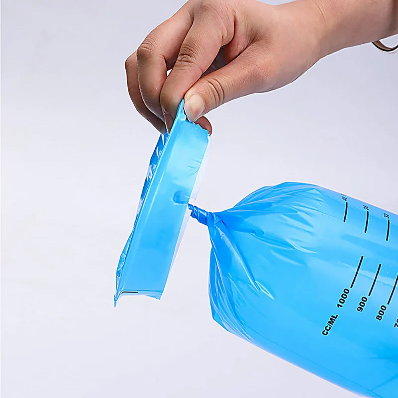 10Pcs 1000ML 일회용 여행 자동차 모션 질병 메스꺼움 구토 임신 응급 구토 패키지 소변 가방 메스꺼움 구토 가방