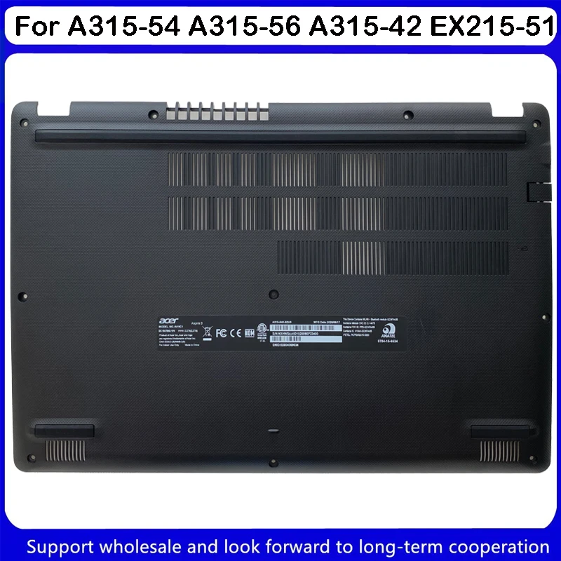 Tampa Inferior da Caixa do Portátil d Shell Apto para Acer A31554 A315-56 A31542 Ex215-51 N19c1 Am2mb000410 Novo