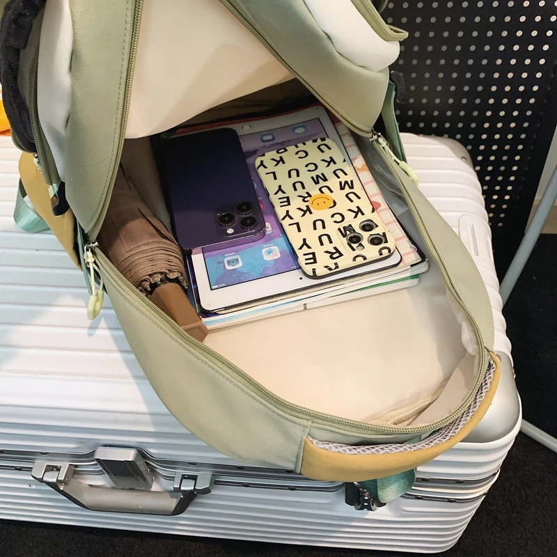 Waterproof Female Student Backpack Large Capacity Fashion Boy Backpack College Bag School Girls Mochila School Bags For Teenage