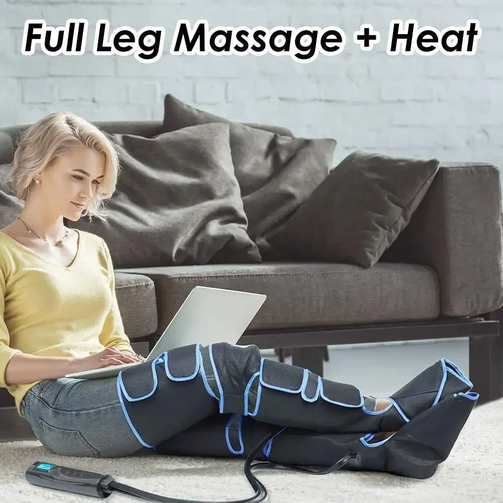 360&deg; Foot Air Pressure Leg Massager Promotes Blood Circulation Body Massager Muscle Relaxation Lymphatic Drainage Device foot massager