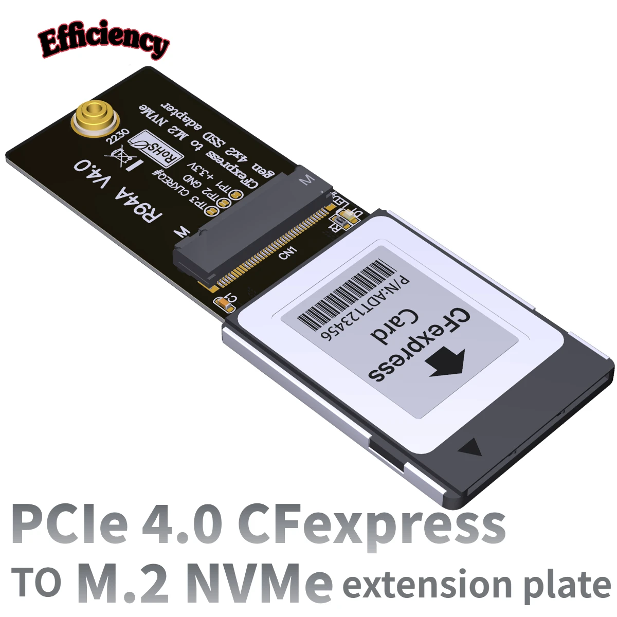 

PCI-e 4.0 Cfexpress To M.2 NVMe 2230 Gen 4x2 SSD Adapter Riser Card PCIe R94A for Canon R5 Z6Z7 XBOX Storage Memory Card