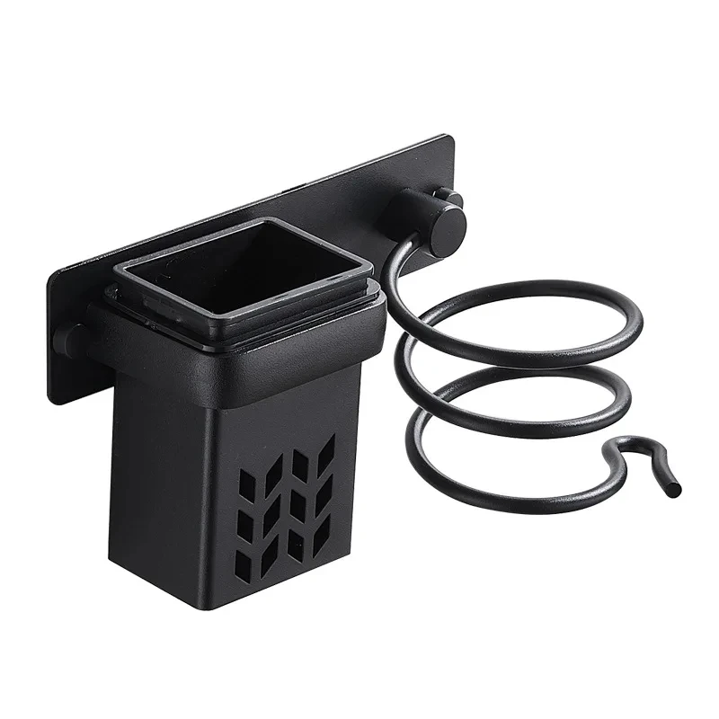 CHONIC Portaoggetti Da Parete In Legno Per Accessori Capelli - Supporto Per Arricciacapelli, Piastre E Asciugacapelli, Con Frasi Hello Gorgeous, Stile Fattoria, Nero