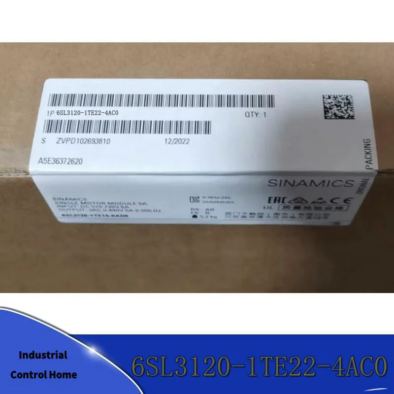 

SINAMICS S120 вход для одномоторного модуля 6SL3120-1TE22-4AC0 6SL3120-1TE22-4AC0