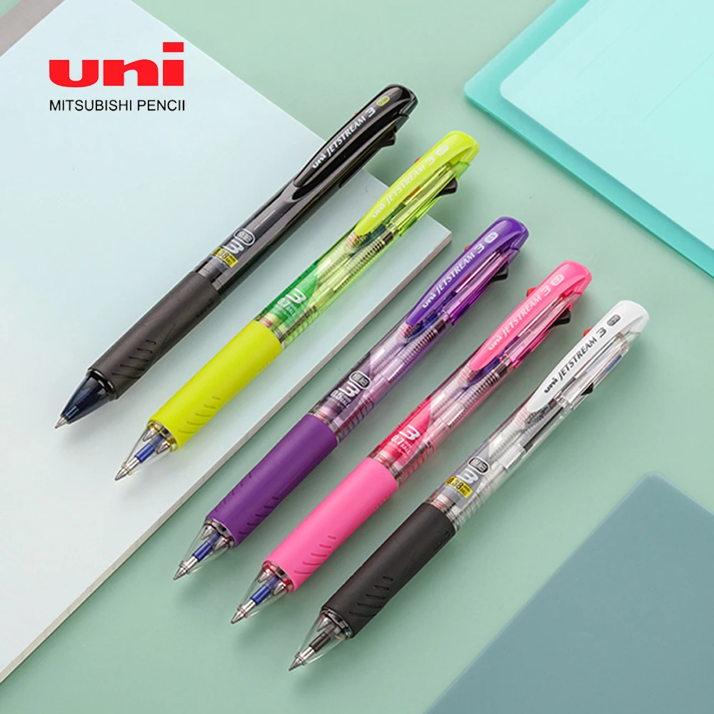 UNI JETSTREAM 멀티 컬러 중국 오일 볼펜 SXE3-400 다기능 펜 ..