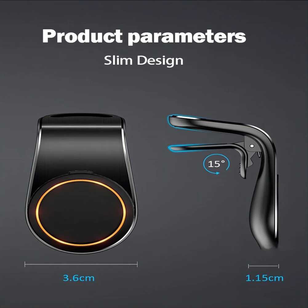 Magnetic Air Vent Clip Mount Stand 7-Type Strong Magnet Car Air Vent Magnetic Holder for OOONO CO-Driver NO2 NO1