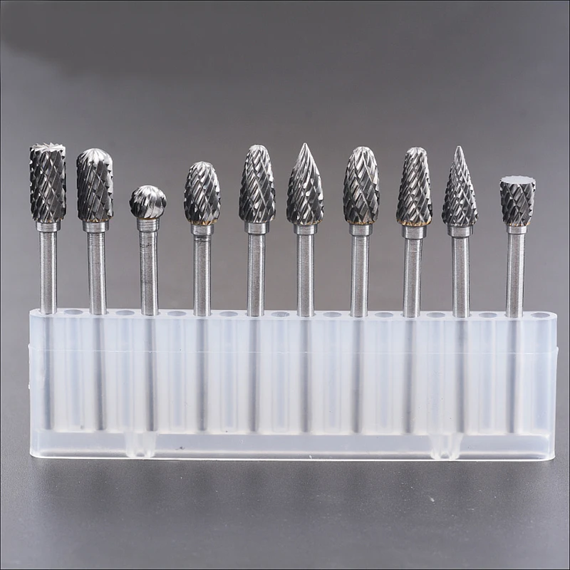 

3mmx6mm Tungsten Carbide Burs Sets Rotary Mini Drill Bit Diamond Burrs Material Tungsten Grinding Tungstenio Dremel Accessories