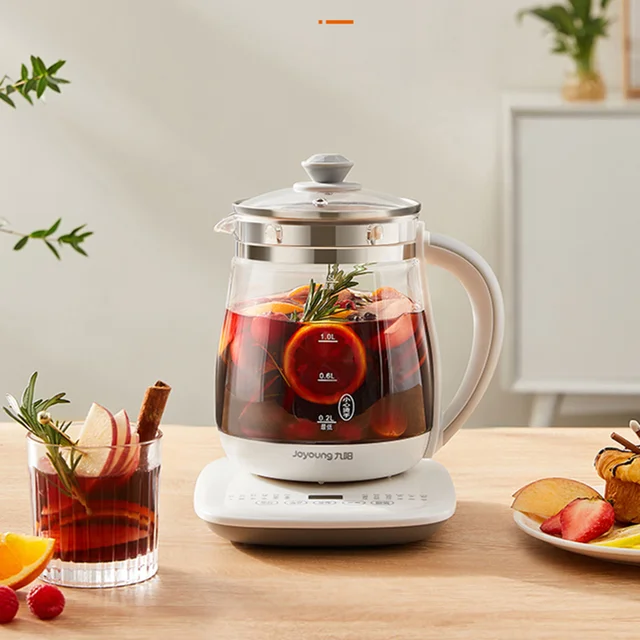 1L Electric Kettle Tea Maker Health Preseving Pot Glass Tea Infuser Pot  Automatic Keep Warm Water Kettle with Filter 220V - AliExpress