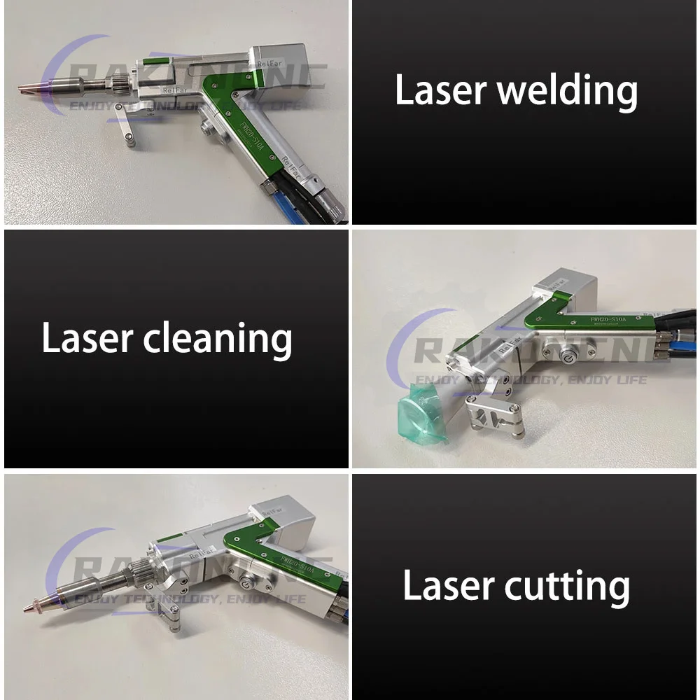 Portable Raycus Max Jpt Ipg 3 In 1 Fiber Laser Welding Cutting Cleaning Machine Laser Cleaner Welder Cutter 1000w 1500w 6