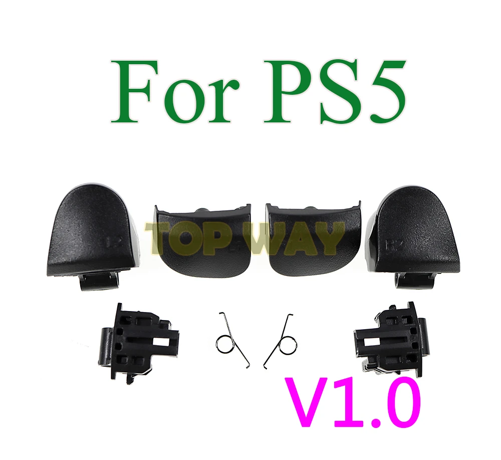 

50sets Triggers Button Holder Frame For PS5 V1.0 Controller L1 R1 L2 R2 Shoulder Buttons Springs Set L R Bracket Shaft