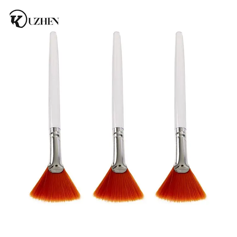 Makeup Brush Set 1/3/5pcs Practical Facial Brushes Fan Makeup Brushes Soft Portable Mask Cosmetic Tools