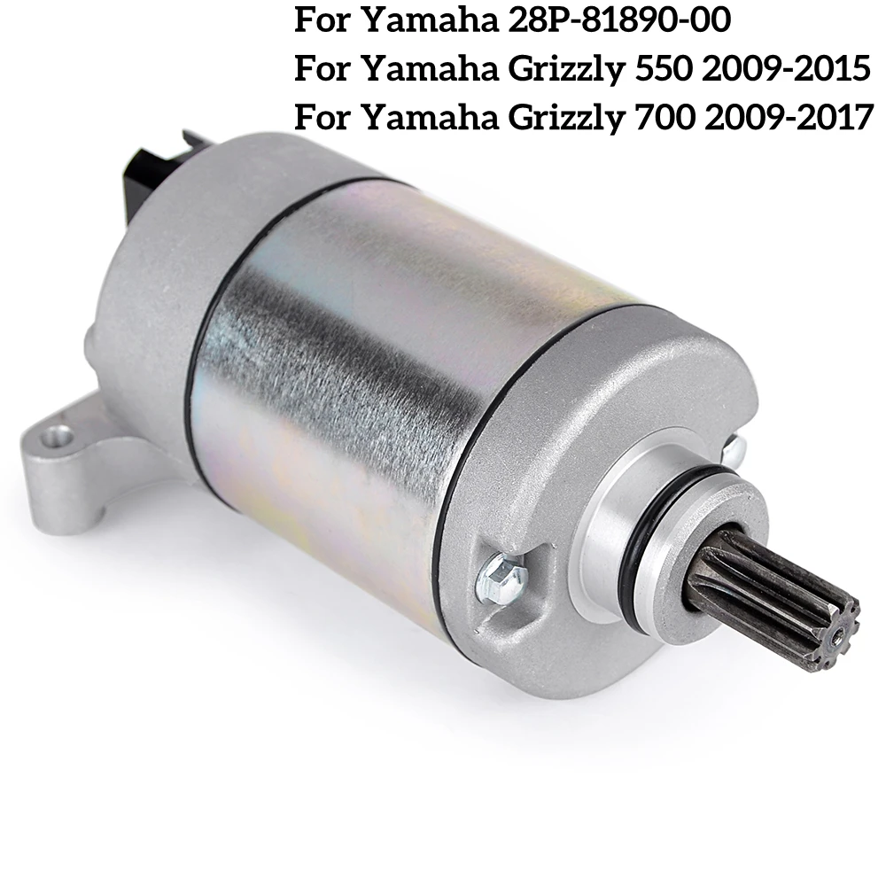 

Electrical Starter Motor For Yamaha YFM550FWA Grizzly 550 700 EPS Hunter Limited Special YFE550 YFM700 YFM 550 700 FWAD FWA