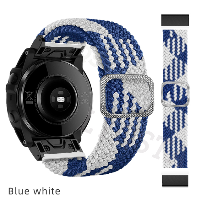 Smart Watch Band For Garmin Fenix 6 6Pro 5 5Plus 7 Descent Mk2S Easyfit Braided Strap For MARQ Series Watchband Accessories