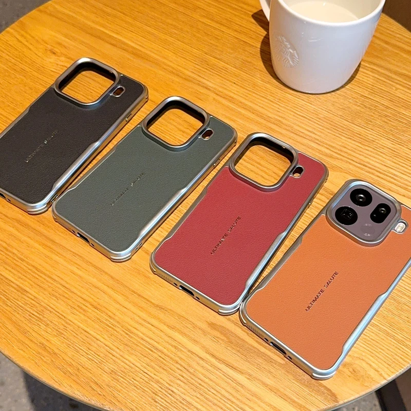 Extraordinary Series Leather Magnetic Waterproof Dropproof Fingerprint Phone Case