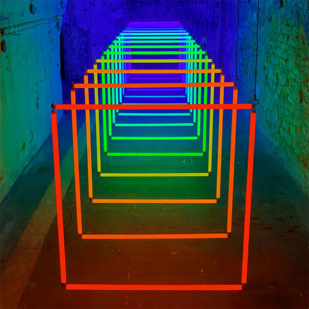 Artnet 3D Led 픽셀 튜브 1m, 프로그래밍 가능한 Rgb Led 픽셀 라이트 바 UCS1903 범퍼 자동차 360 도 조명 튜브 DC24V, 10 개