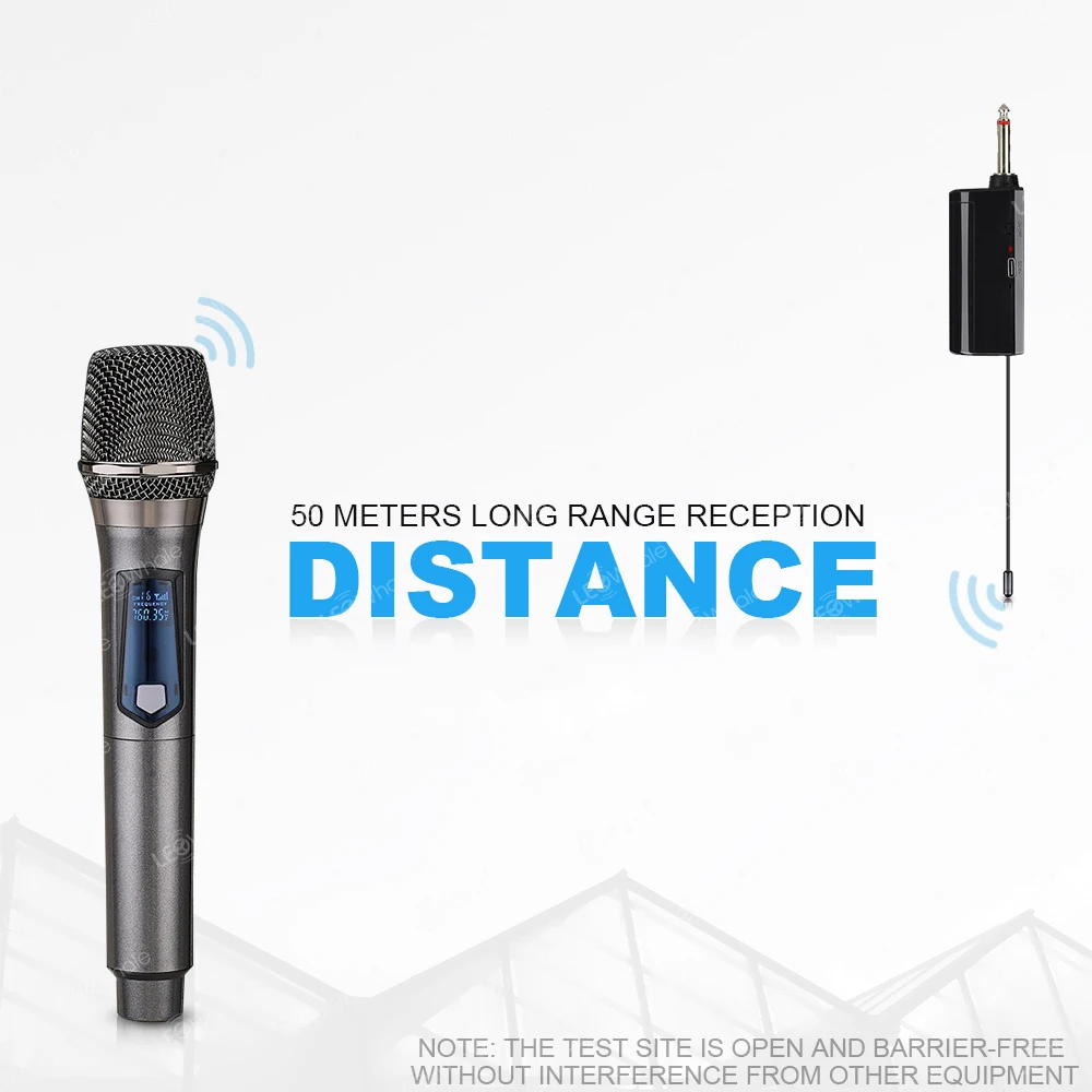 Double Microphone Pro sans fil Rechargeable avec Batterie au Lithium-2