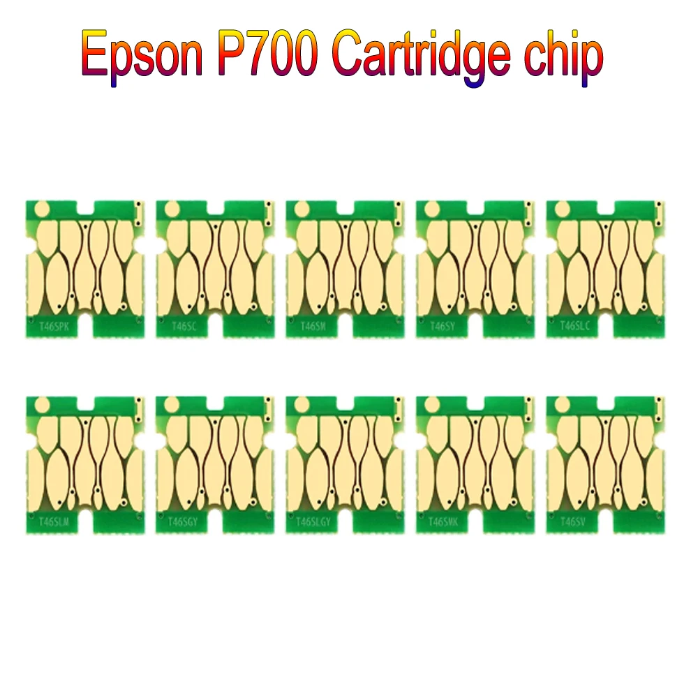 

Europe T46 T46S Disposable Chip Compatible For Epson SureColor SC-P700 P700 Printers