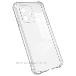Shockproof Transparent Silicone Back Cover for Realme 9 Pro Plus 5G (Transparent Case)