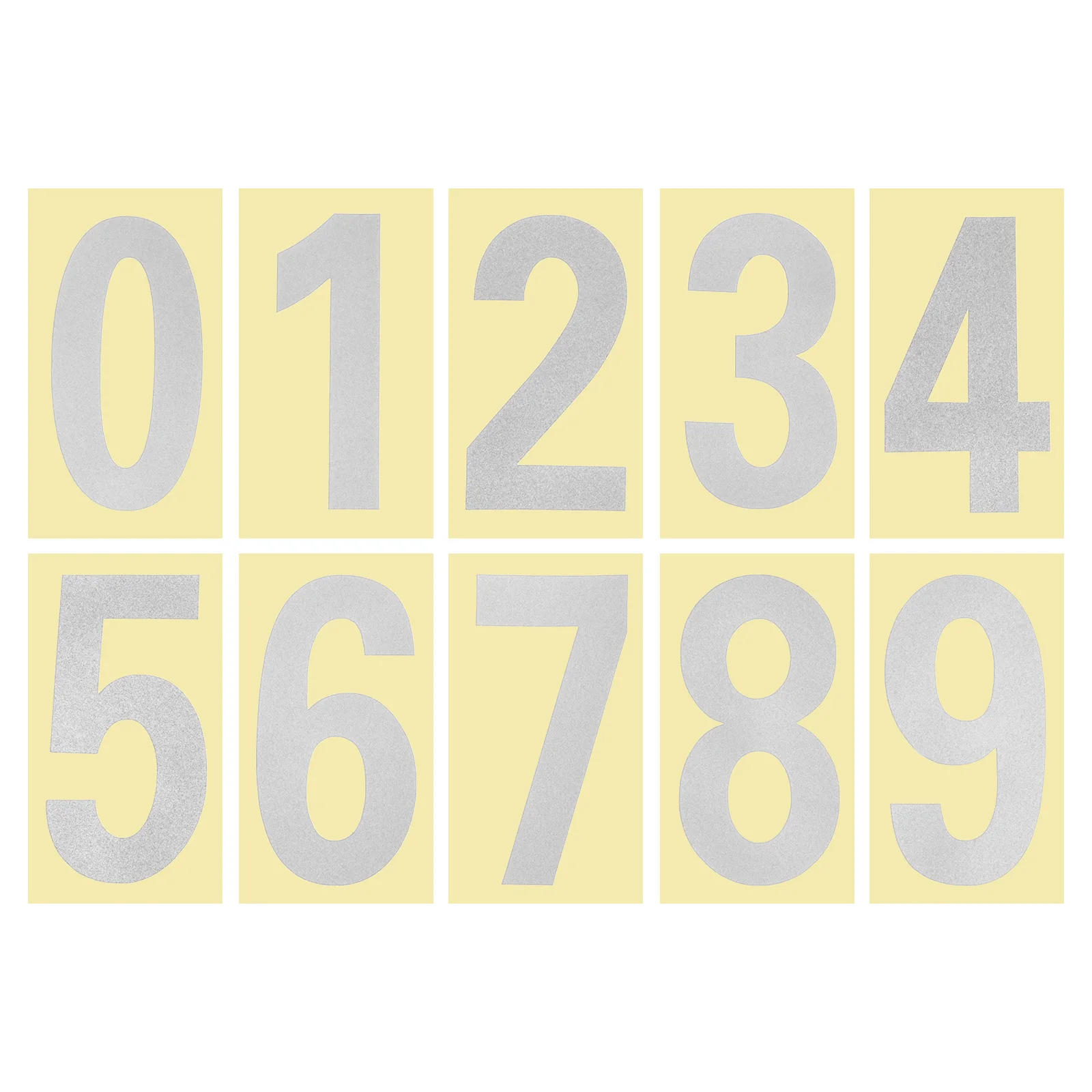 White 3 Inch Numbers 3 Inch White Reflective Mailbox Numbers: The Real-Life Solution I Wish ...