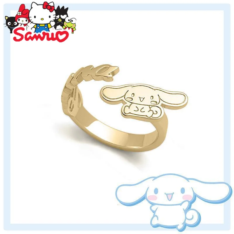 

Miniso Cinnamoroll Fashion Girlfriend Silver Ring Bracelet Valentine's Day Limited Gift Ladies Exquisite Clavicle Chain Pendant