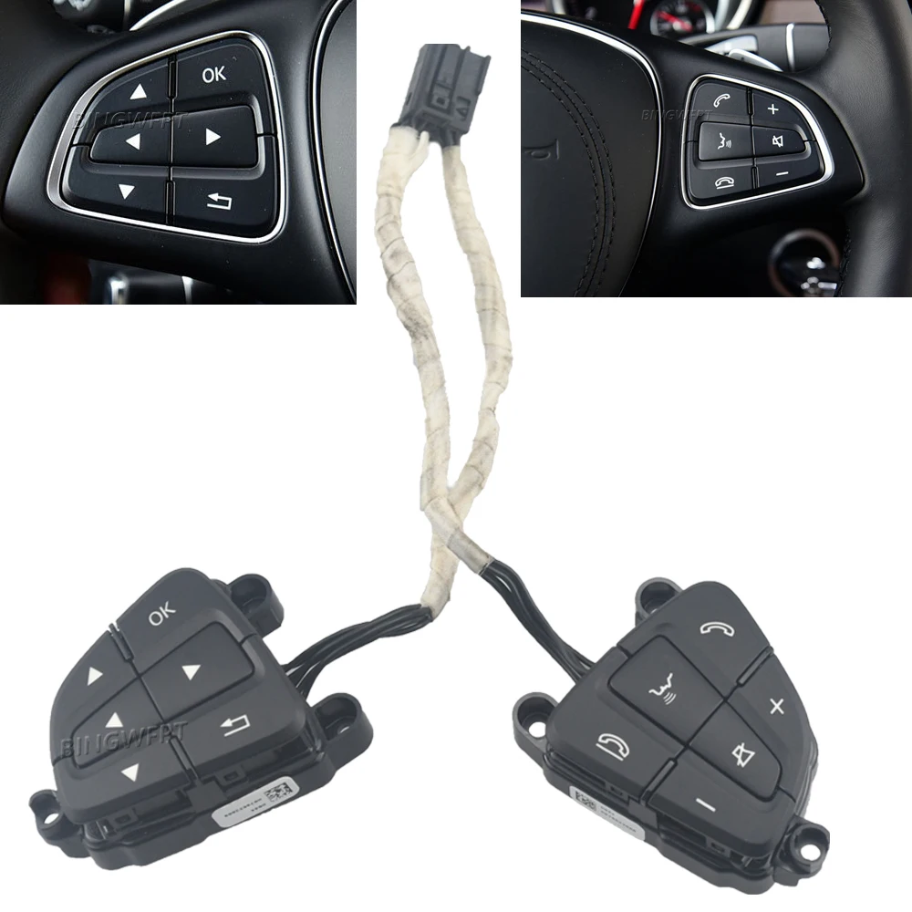 A0999050600 Car Multi function Steering Wheel Buttons Control Switch