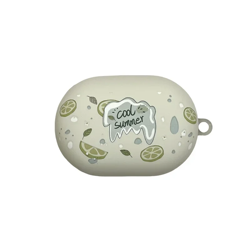 Stylish Ear Buds Case with Carabiner Clip - Cute Design Headphone Cover