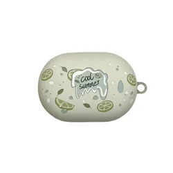 Stylish Ear Buds Case with Carabiner Clip - Cute Design Headphone Cover - QuietComfort (Green)