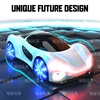 New energy 2.4GHZ remote control car Streamlight stunt car high-speed drift light spray gesture electric toy car Christmas gift 2