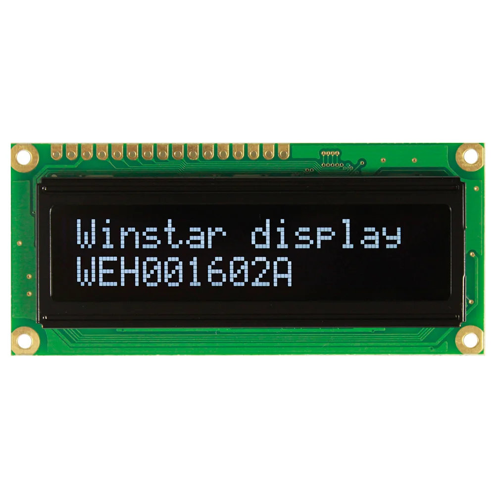 OLED Display 1602 1602 Character Parallel LCD Module LCM Screen Build-in WS0010 Serial SPI West European Scandinavian European