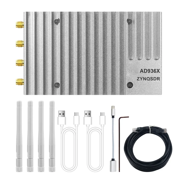 HamGeek ADI Pluto+ 70Mhz-6Ghz SDR Software Defined Radio AD936x for Libiio iioscope SDRsharp Matlab