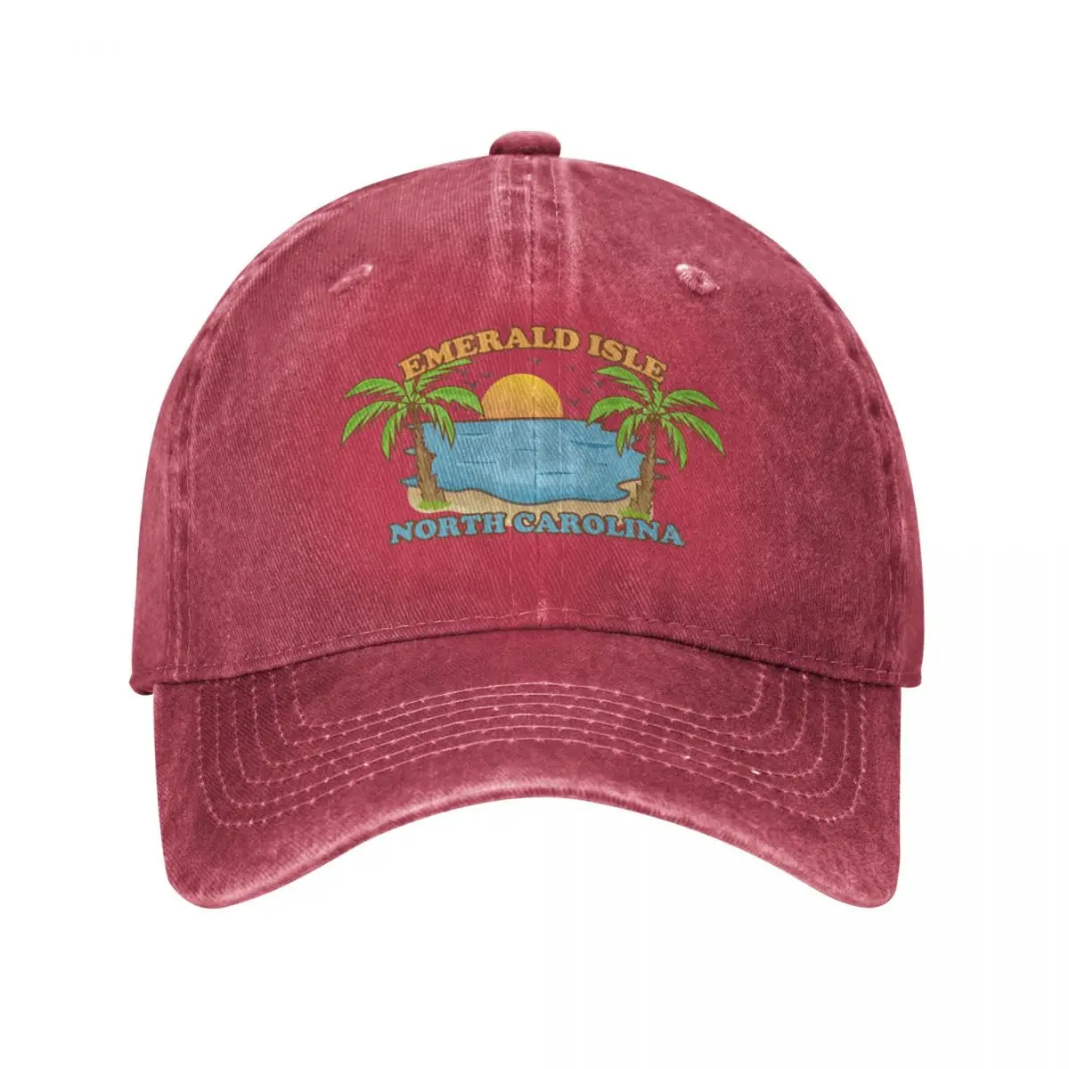 Emerald Isle North Carolina Baseball Cap Fishing Hat Trucker Cap Man Cap  Women'S - AliExpress