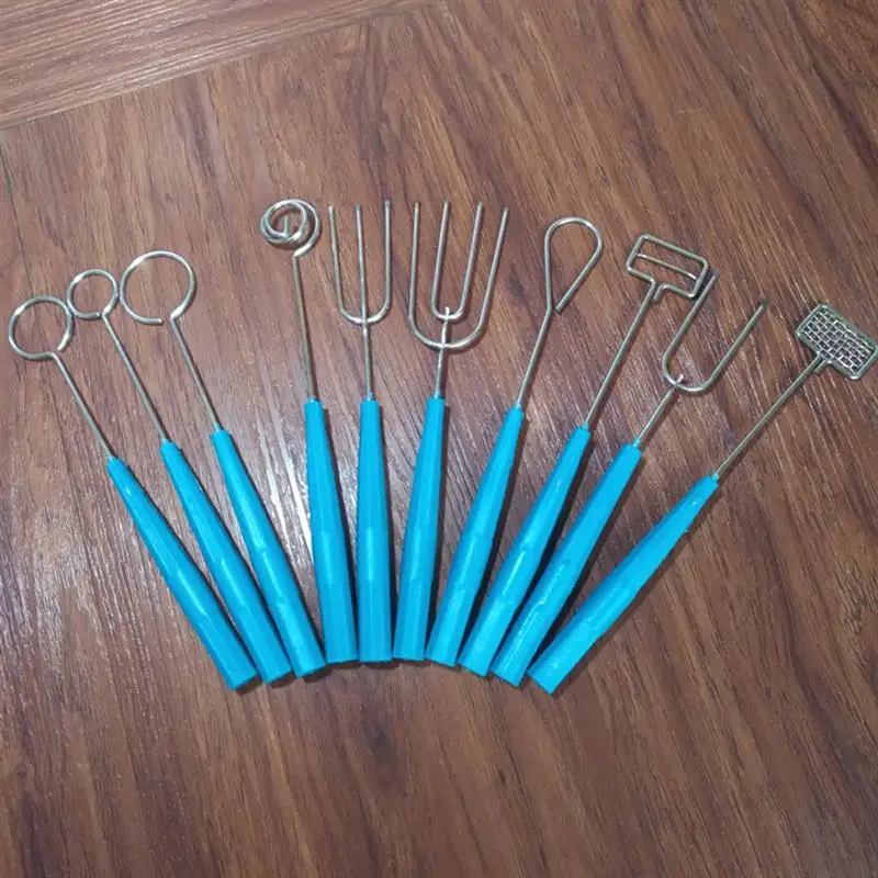 Description Picture 6 of item10pcs 1 SetForks Candy Dipping Forks Dipping Fork Tools Chocolate Diy Decorating Tool Set Chocolate Fork Set