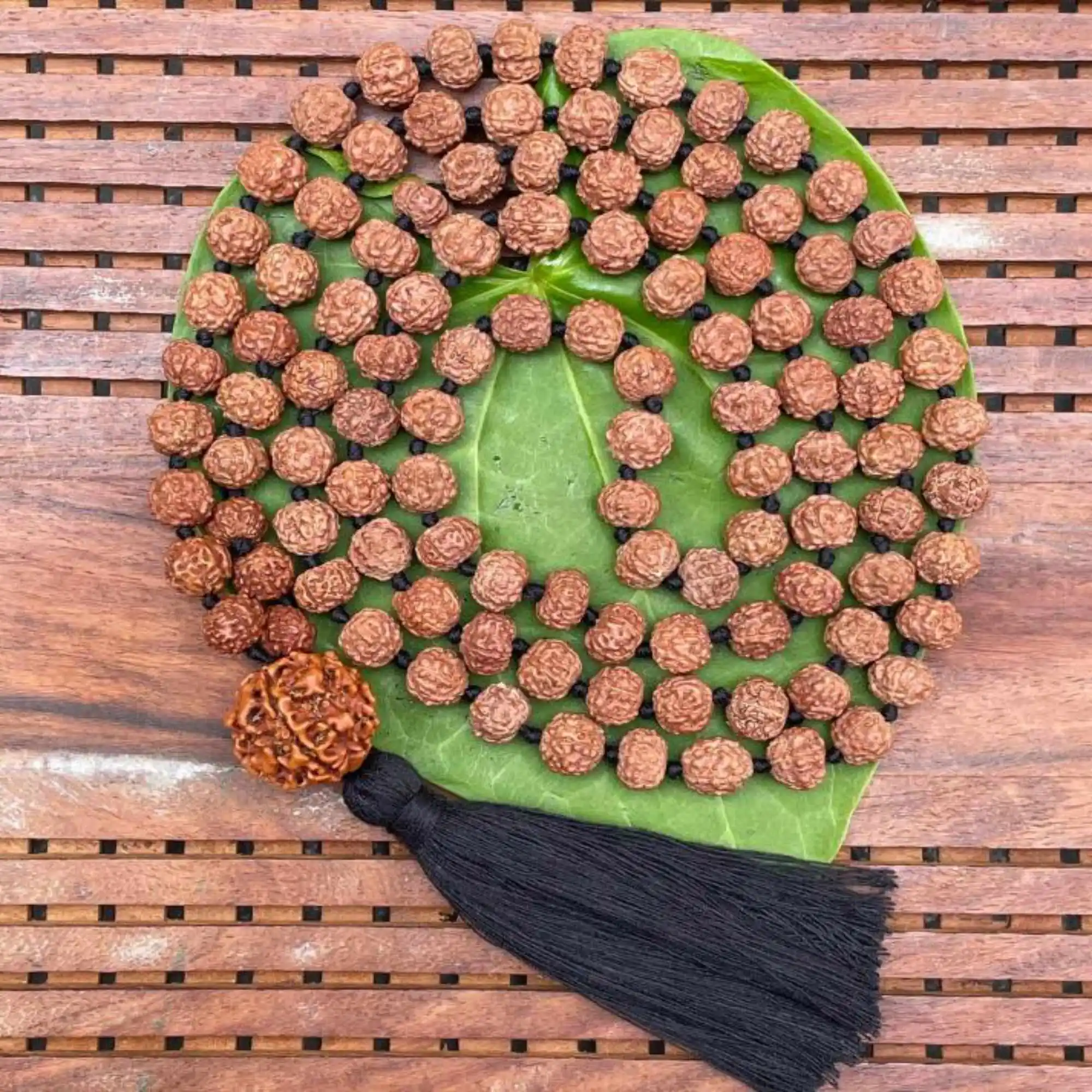 

8mm Natural knot Rudraksha agate gemstone beads necklace Chakra Cuff Handmade Spirituality Energy Meditation National Style Gift