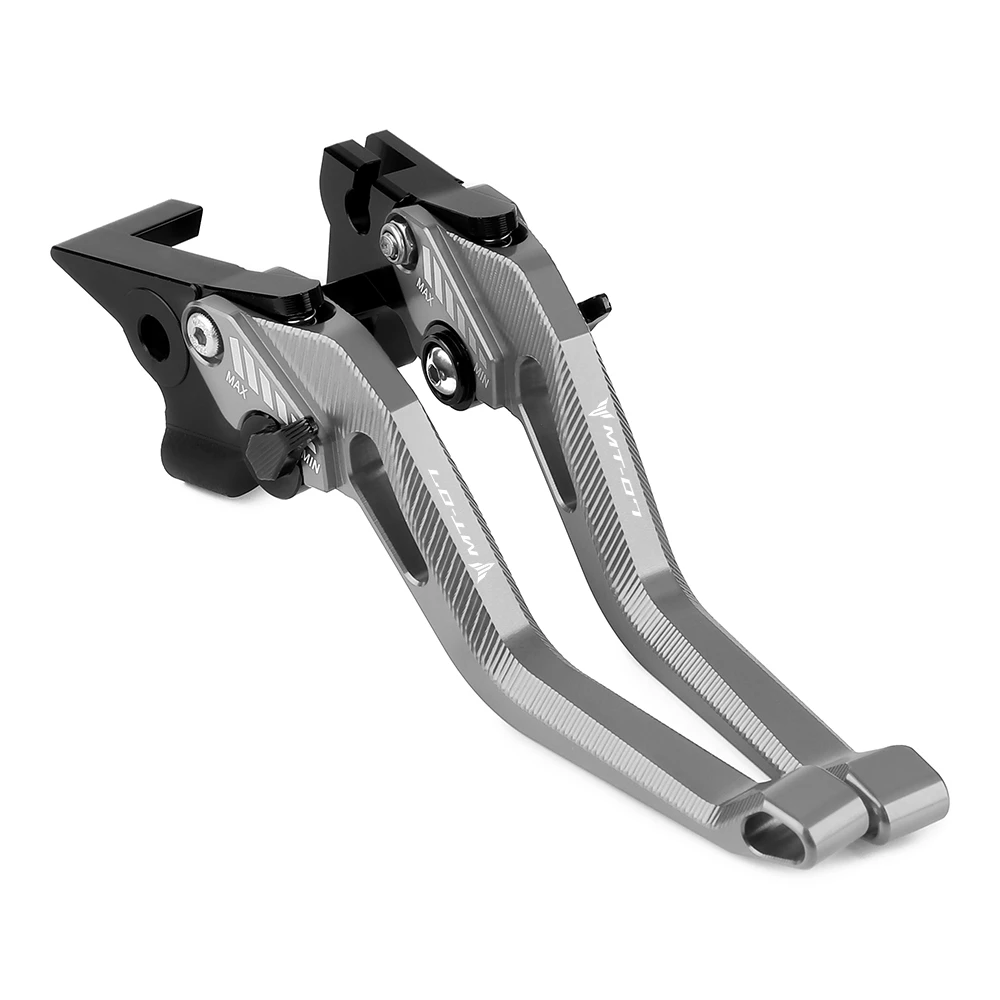 Motorcycles Short Brake Clutch Levers For YAMAHA MT07 MT 07 2014 2015-2024 2023 CNC Aluminum Adjustable Handlebar